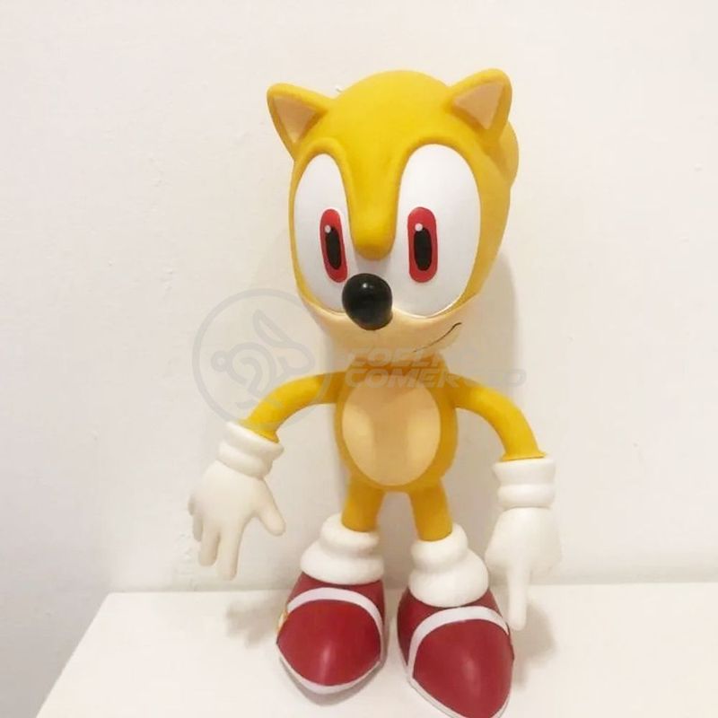 Boneco Action Figure Super Sonic 23cm Sonic - WebContinental