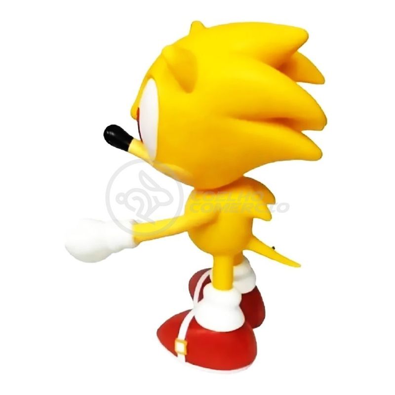 Boneco Action Figure Super Sonic 23cm Sonic - WebContinental