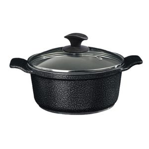 Caçarola Preto Craqueado Antiaderente Cerâmica Javali Aa28Cm