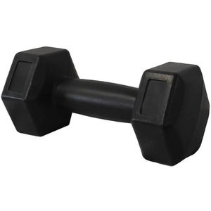Halter Dumbell Cement Sextavado Bonafit 7kg Preto