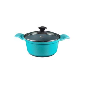 Caçarola Azul Turquesa Antiaderente Cerâmica Javali Aa 24Cm