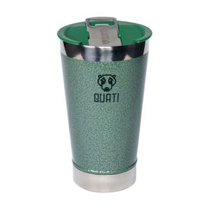 Copo Térmico Quati Com Abridor 473Ml Verde - Cva473