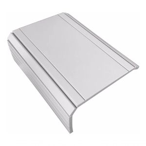 Kit 04un Esteiras Bandeja Reta Flexivel P Braço Sofá Branco