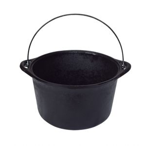 Panela Ferro Fundido Caldeirão Antigo Sem Tampa N° 24 4L