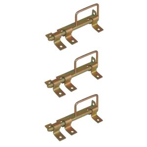 Kit 3 Trincos Com Alça Portão Porteira Aço Bicromado 180Mm