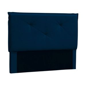 Cabeceira Para Cama Box Vic Solteiro 90Cm Azul