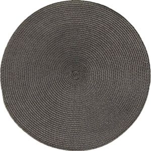 Americano Requinte Liso Para Mesa Redondo 38cm Chumbo