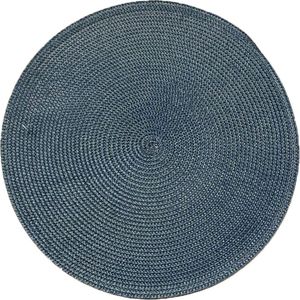 Americano Requinte Liso Para Mesa Redondo 38cm Navy