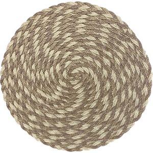 Americano Requinte Mescla Para Mesa Redondo 38cm Palha