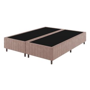 Base Box Queen 25cm X 1,98m X 1,58m Treviso Matelado Rustico Rose