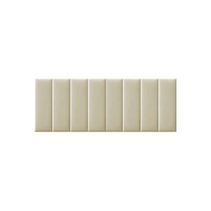 Cabeceira Cama Casal Queen Estofada Modulada 160Cm Rony Veludo Bege - Cor: Preto