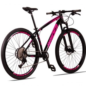 Bicicleta 29 Raider Z3x Pro 12v Preto+rosa