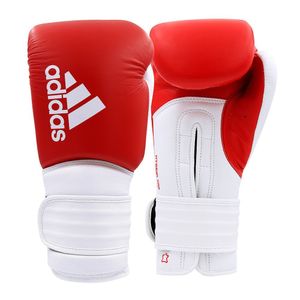 Luva de Boxe Hybrid 300 Em Couro Branco 12 Oz