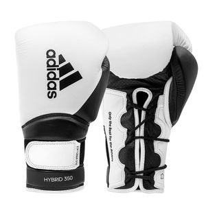 Luva de Boxe Em Couro Branco 14 Oz