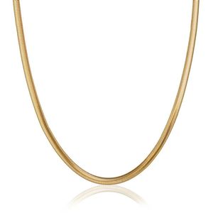 Colar Malha Milliá Folheado A Ouro 18k
