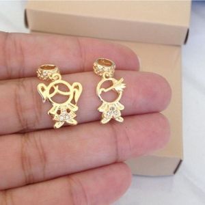 Pingente Berloque Menino Ou Menina Banhado A Ouro