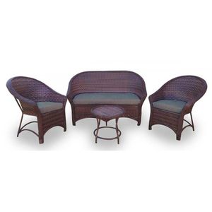 Conjunto De Sofá 1 Sofá + 2 Poltronas + 1 Mesa Centro