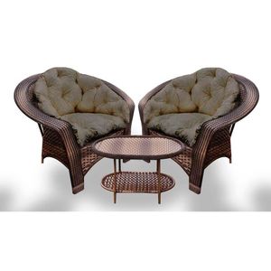 Conjunto De Poltronas 19 2 Poltronas + 1 Mesa Centro Fendi