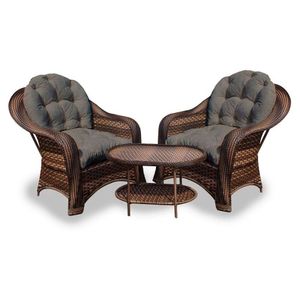 Conjunto De Poltronas 2 Poltronas + 1 Mesa Centro Fendi