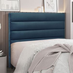 Cabeceira Cama Box King La Italiana 195Cm Azul Marinho