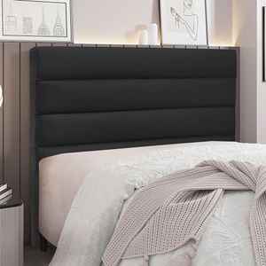 Cabeceira Para Cama Box Queen La Italiana 160Cm Veludo Preto