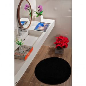 Tapete Banheiro Redondo Antiderrapante Circle 75cm Mescla
