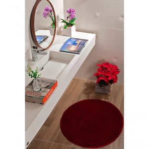 Tapete Sala Quarto Banheiro Redondo Antiderrapante 75cm
