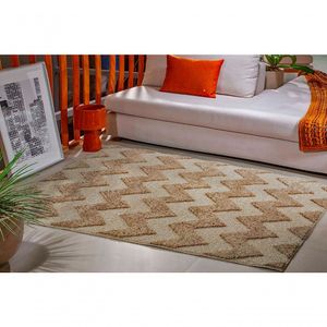Tapete Sala Antiderrapante Jazz Trigo 2m X 3m Des 16