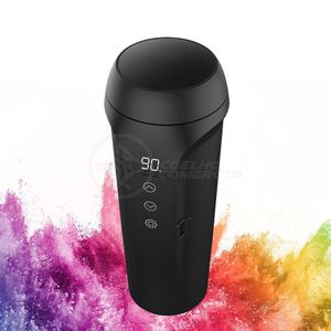 Car Heating Cup Caneca C/ Tampa Anti-Derramamento