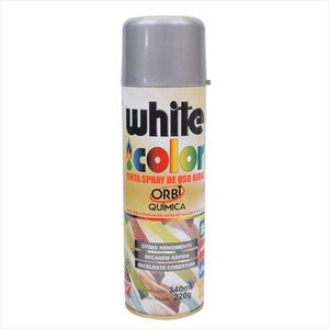 Quimica Tinta Spray White Color Aluminio
