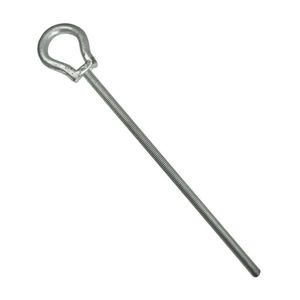 Parafuso Longo Olhal M12 X 250mm Galvanizado Fosco