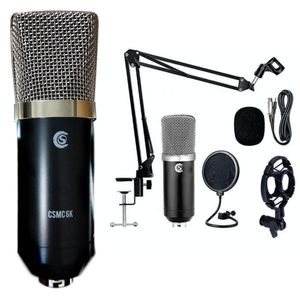Kit Youtuber Microfone Condensador Custom Sound Csmc 6K