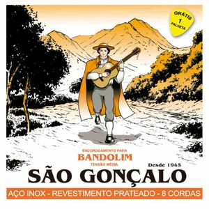 Encordoamento Para Bandolim São Gonçalo 0.11 Tensão Média