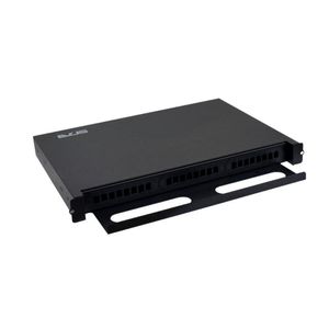 Caixa Dio 19" Evus 24fo Para Rack Pret Ev-dio24