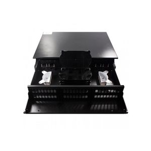 Caixa Dio Evus 19" 48fo P/ Rack Preto