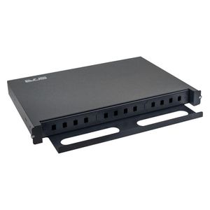 Caixa Dio 19" Evus Ev-dio12 12fo Para Rack Preto