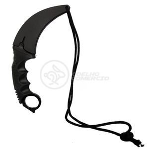Knife Black Karambit Preto Inox Counter Strike