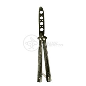 Knife Black Butterfly Preta Borboleta Dobrável Inox