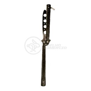 Knife Black Butterfly Preta Borboleta Dobrável Inox