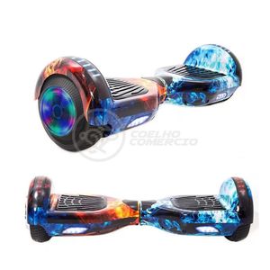 Hoverboard Overboard Fogo Gelo Skate Elétrico Ice Fire Nº24
