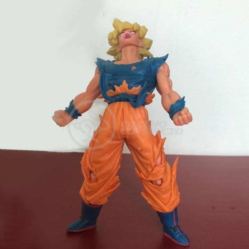 Boneco Action Figure Goku Super Sayajin 26cm Dragonball - WebContinental