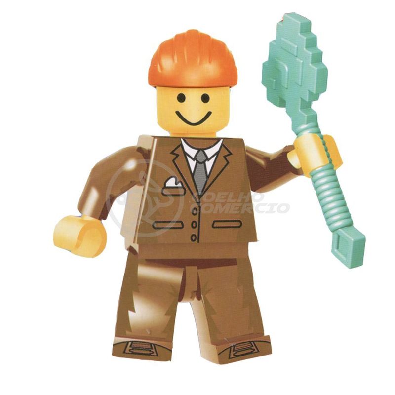 Boneco Bloco De Montar Roblox Compatível Com Lego Authentic no