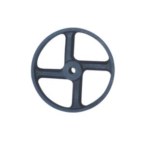 Roda Para Arado Furo 1/2 Ferro Fundido 16Cm