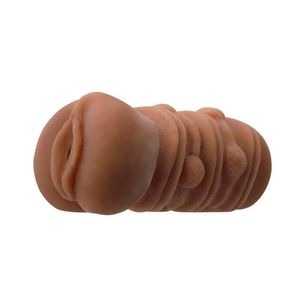 Masturbador Vagina - Fantasy Cafe Strawberry Canela - Nanma - Cor: Marrom