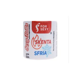 Bolinha Skenta Sfria Sexy Ball - For Sexy - Sabor: Sem Sabor