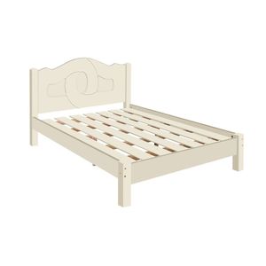 Cama Casal Siena Off White /canela
