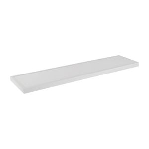Painel Sobrepor Hometech Led Retangular 50w 4k Facho 120° Ip40 Bivolt 120x30x3,8cm Bronzearte Branco