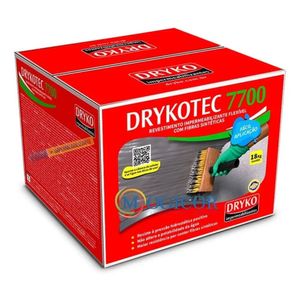 Argamassa Polimérica Impermeabilizante Flexível Drykotec 7700 Caixa 18Kg Dryko Cinza