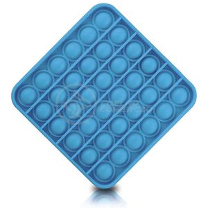 Pop It Quadrado Anti Stress Azul