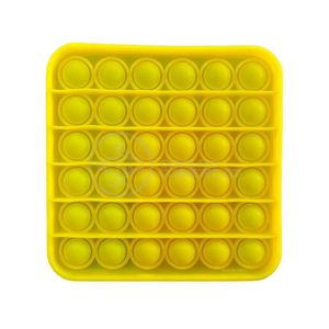Pop It Silicone Anti Stress Ansiedade Bolha Amarelo